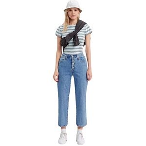 Levi’s Mile High Wide Leg Women’s Jean in FYI Light Wash